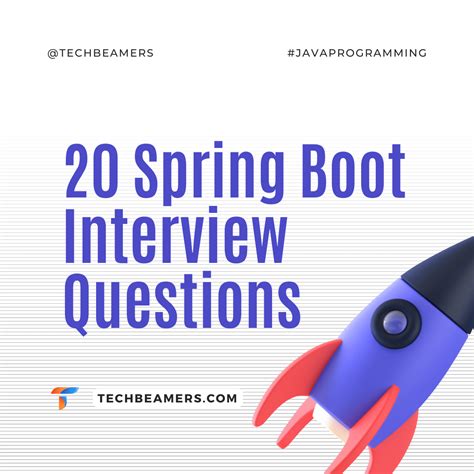 Spring Boot Interview Questions and Answers 的图像结果