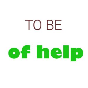 What does it mean to "be of help"? - English Lessons Brighton