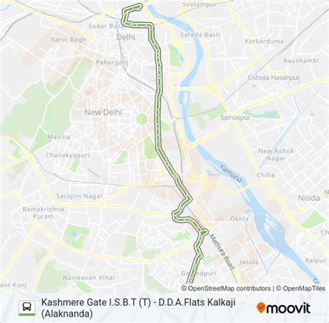 429 Route: Schedules, Stops & Maps - D.D.A.Flats Kalkaji (Alaknanda ...