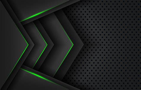 Futuristic Green Black Background Design Graphic by arsalangraphic999 ...
