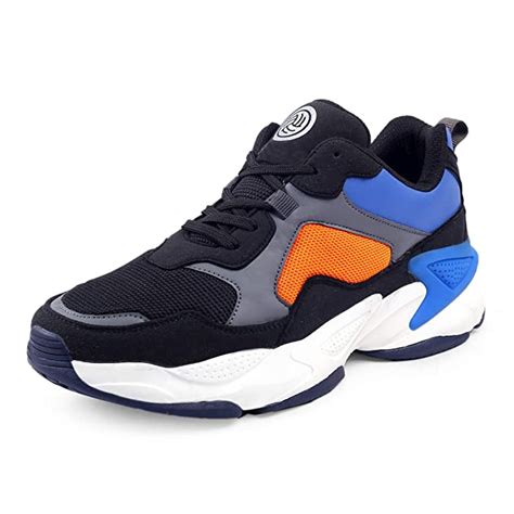 Buy Bacca Bucci Men's Velocity Blue, Black/orange Running Shoes - 6 Uk ...