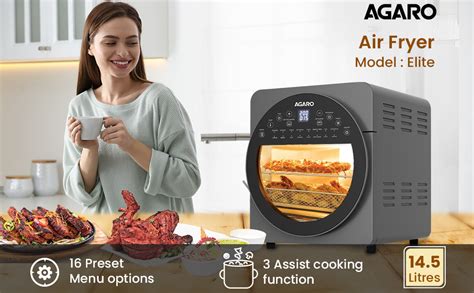 AGARO Elite Air Fryer, OTG, Oven, Toaster, Rotisserie, dehydrator for ...