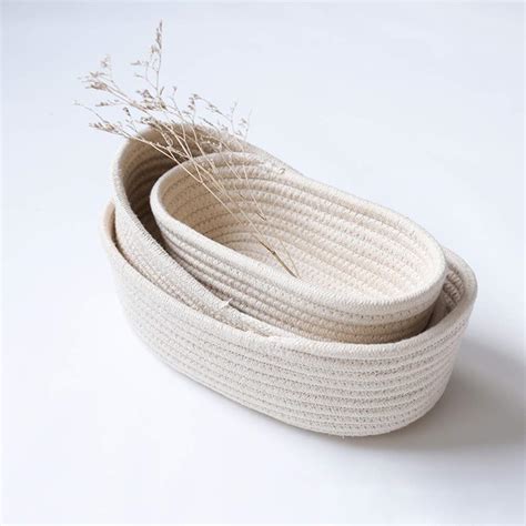 Buy Aoile Tabletop Ship Type Cotton Thread Storage Basket for Cosmetics ...