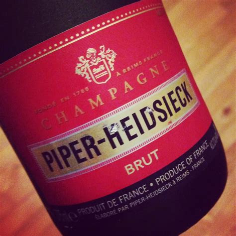 Piper-Heidsieck Brut Champagne NV - Dans mon verre