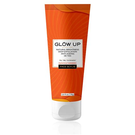 PAPAYA & TURMERIC FACE SCRUB - 75G – Glowup