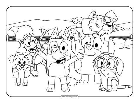 Printable Bluey Coloring Pages (Updated 2024)