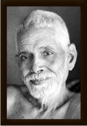 Braj Art Gallery Sri Ramana Maharshi B&W Portrait Photo Frame Digital ...