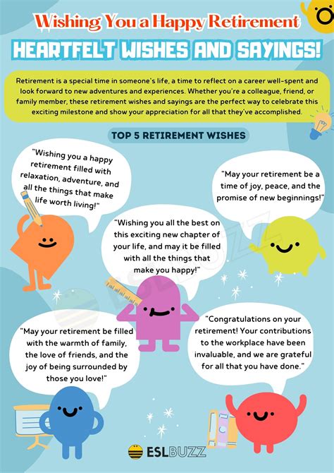 Heartfelt Retirement Wishes and Sayings for Happy Retirement - ESLBUZZ