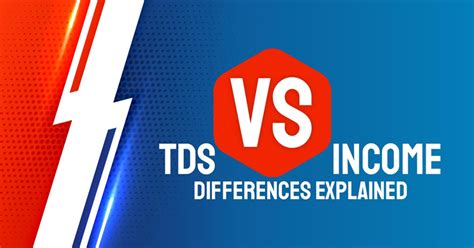 Difference Between Income Tax and TDS: What is the difference between ...