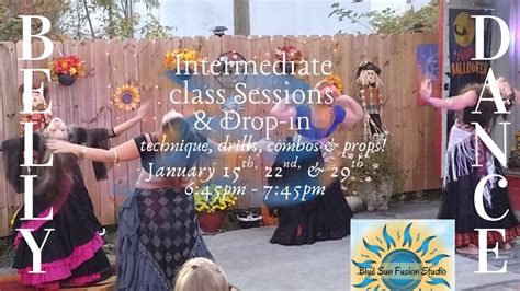 Intermediate Belly Dance Class Sessions & Drop-in, Blue Sun Fusion ...