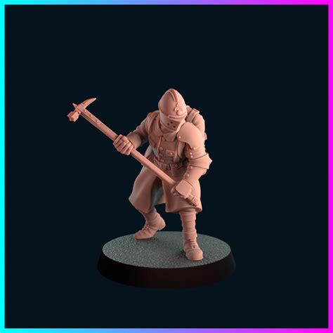 STL file Trench Crusade - Shocktrooper 3 🎲 ・3D printable model to ...