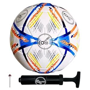 Buy KARBD Hand Stitched Latex Bladder Football with Air Pump and Needle ...