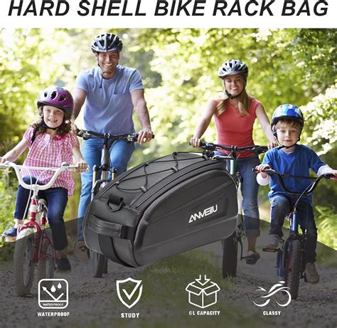 ANMEILU Bike Rack Bag Bicycle Trunk Pannier Bag 6L India | Ubuy