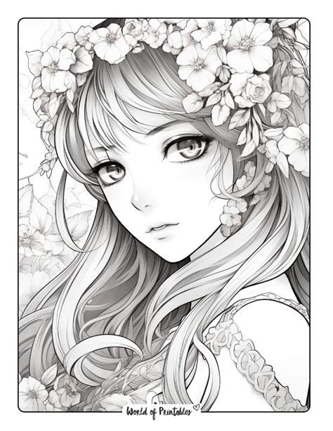 Coloring Pages Anime Printable