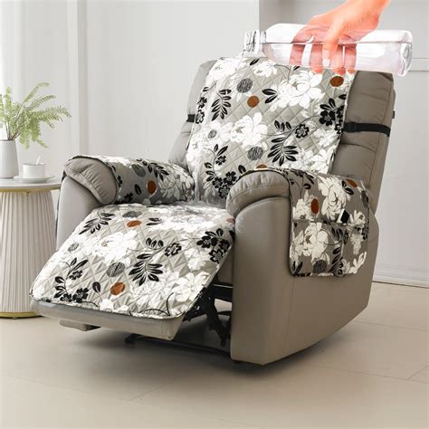 Water Repellent & Waterproof Quilted Recliner Sofa Cover for Small / L ...