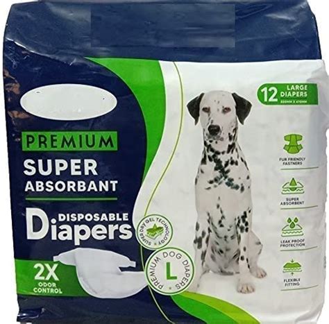 Buy SR VISION 12 Piece Pet Diapers Leak Proof Protection Disposable for ...