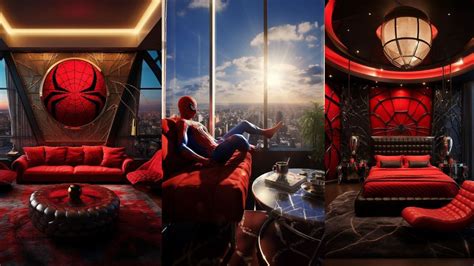 This Luxurious Mansion Of Spider-Man Designed By AI Needs To Be In A ...
