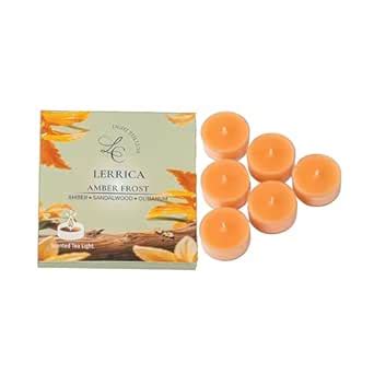 Lerrica Premium Scented Tealight Candles | Long-Burning 4 Hour ...