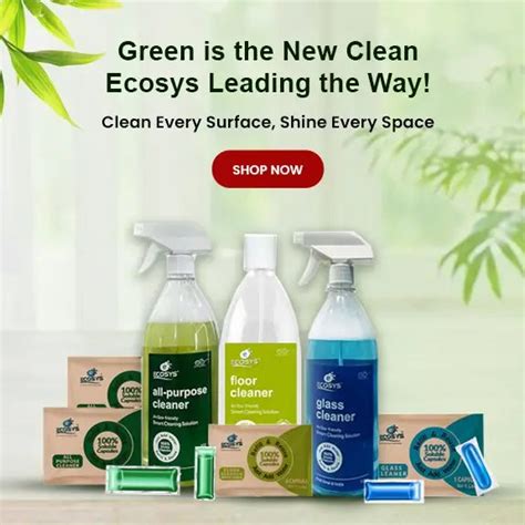 Ecosys 100% water-soluble capsule cleaners – Ecosys Cleaners
