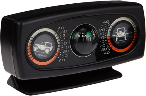 Rugged Ridge 13309.01 Roll/Pitch Indicator Clinometer with Compass ...