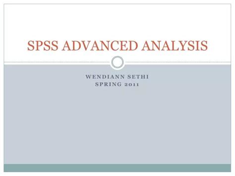 Image result for SPSS Data Analysis Tutorial Advanced