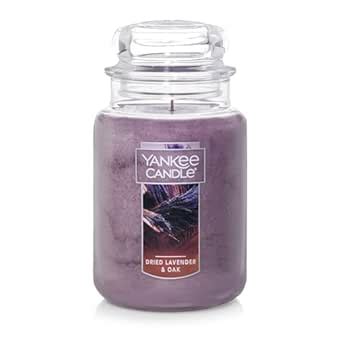Yankee Candle Dried Lavender & Oak Scented Classic 22 Oz Large Jar ...