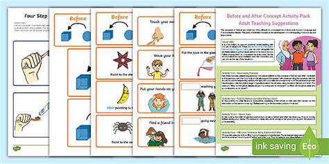 Before and After Concept Activity Pack (teacher made)