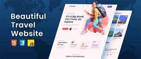 Travel Website Using CSS and HTML 的图像结果