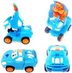 littlewish Mini Cartoon Car for Kids & Transformers Car Lover - Push N ...