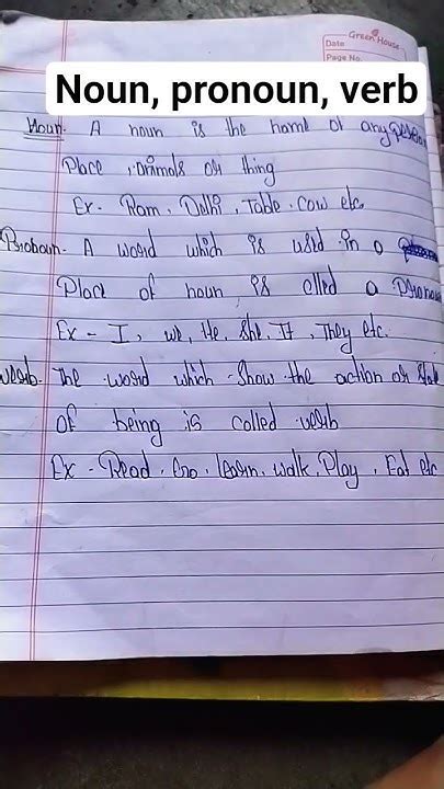 noun, pronoun# and verb #ki definition# - YouTube