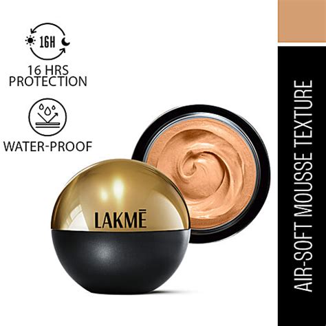 Buy Lakme Absolute Skin Natural Mousse 25 Gm Beige Honey 05 Online At ...