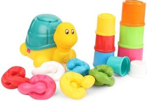 FUNSKOOL Giggles Pull Stack N Link Toy Set - Multicolour Party & Fun ...