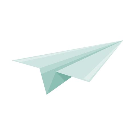 Paper airplane. Symbol of start-up, beginnings. School fun. Color ...