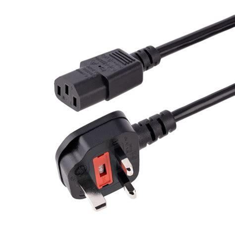BS13U-1M-POWER-LEAD StarTech.com | StarTech.com Right Angle Type G UK ...