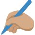 🏽 Writing hand: medium skin tone emoji copy paste png download