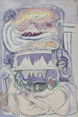 Max Beckmann, „Dream of Weltkarte“ („Universum“), 1947, 50 × 35,3 cm ...