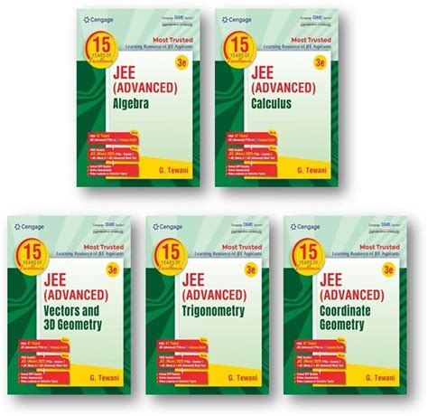 Cengage JEE ( Mains & Advanced ) Mathematics (5 Books Set )(Algebra ...