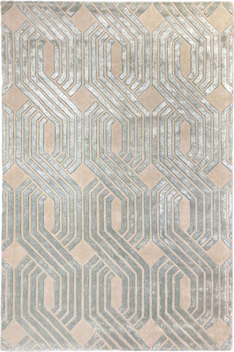 Hexon Maze Wool Rug - Bold & Elegant Design – Saara Rugs