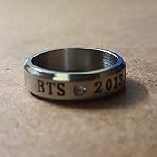 Buy Yellow Chimes Rings for Men BTS Rings Stainless Steel Silver Ring ...