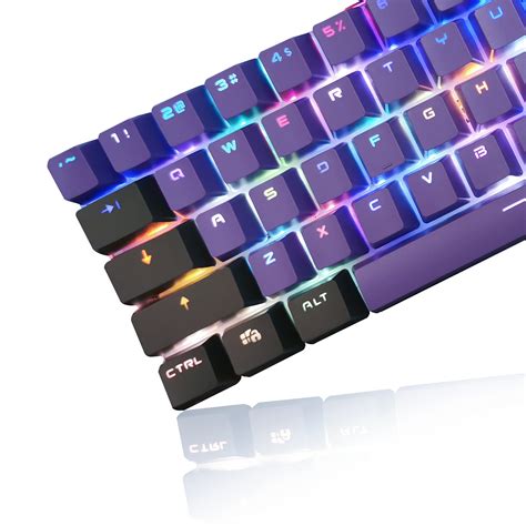 Buy XVX Keycaps 60 Percent, Purple Keyboard Keycaps 61/87/104 Key ...