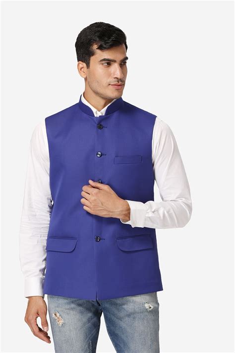 Wintage Men's Poly Cotton Festive and Casual Nehru Jacket Vest ...