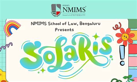 Solaris 2024 - National Law Fest | NMIMS School of Law Bengaluru