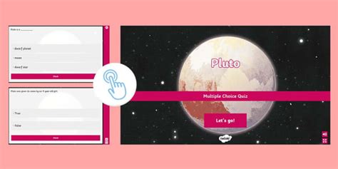 Pluto Multiple Choice Quiz | Twinkl
