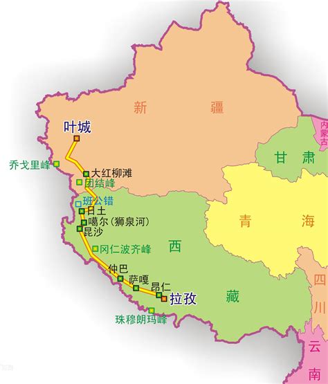 新219国道线路图,2道全海拔图,209道全线路图_大山谷图库