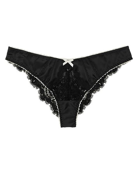 Buy Satin & Lace Miami Brazilian Knickers at Marks & Spencer