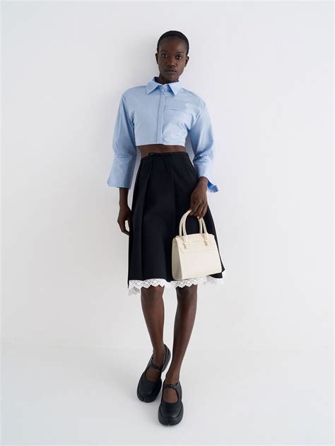 Cream Temmie Structured Tote Bag - CHARLES & KEITH IN