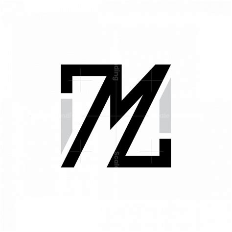 Creative Zm Logo Image, Premium ZM Luxury Letter Design 19496672 Vector ...