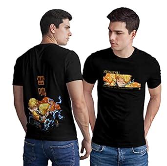 Buy Artory Mens Cotton Demon Slayer Anime Character Zenitsu Printed ...