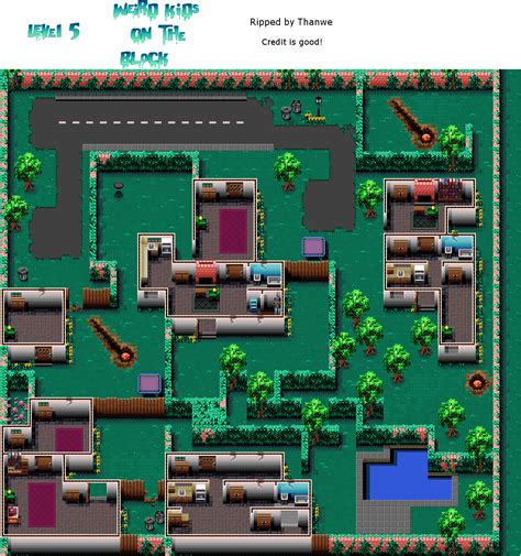 Level 05: Weird Kids on the Block - Zombies Ate My Neighbors - SNES | Indie game art, Pixel art ...