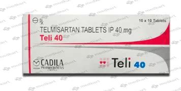 TELI 40MG TABLET 10'S : View Price, Combination and Alternatives | Medkart